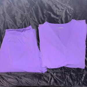 Mandala Lavender Scrub Set Medium